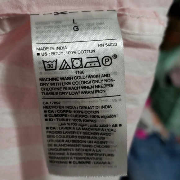 'The Classic Shirt' Pink & White Striped - Picture 4 of 4